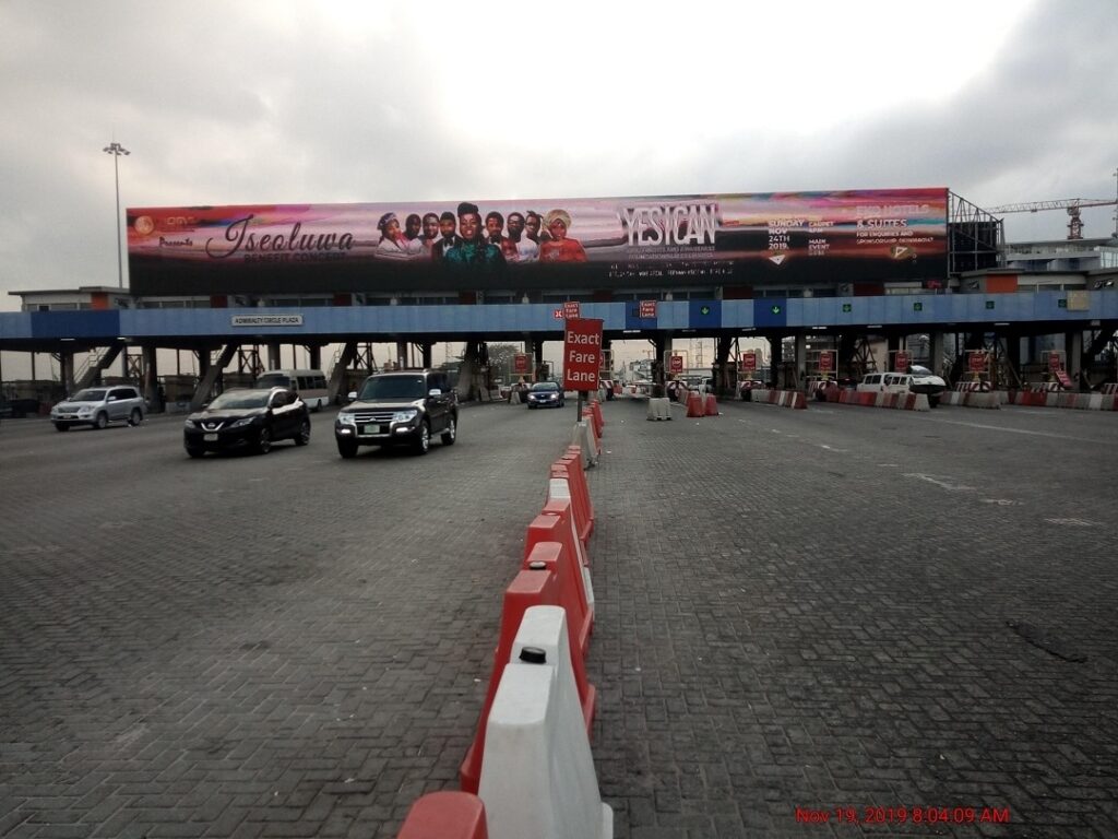 Lekki tollgate Led board